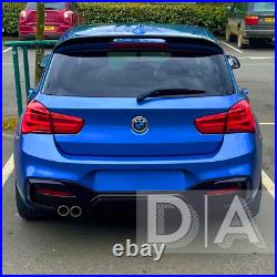 Fits For Bmw 1 Series F20 F21 Rear Diffuser Facelift LCI 118 120 125 Gloss 15+