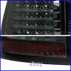 For 00-06 BMW X5 E53 SMOKE+CHROME Tail Light LED Signal Brake Lamp Pair LH RH