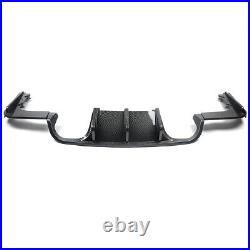 For 08-13 BMW M3 E93 E92 Coupe Sport Bumper Rear Diffuser Lip Carbon Fiber Look