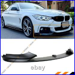 For 14-19 BMW F32 F33 F36 4 Series M Sport Bumper Performance Front Lip Splitter