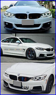 For 14-19 BMW F32 F33 F36 4 Series M Sport Bumper Performance Front Lip Splitter