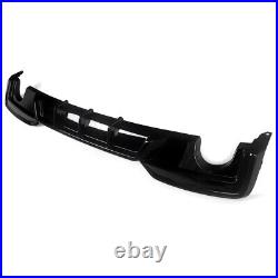 For 2012-18 BMW 6 Series F06 F12 F13 M Sport Rear Diffuser Dual-Pipe Gloss Black