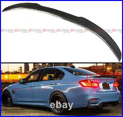 For 2012-18 BMW F30 335i 328i 340i & F80 M3 Carbon Fiber M4 Style Trunk Spoiler