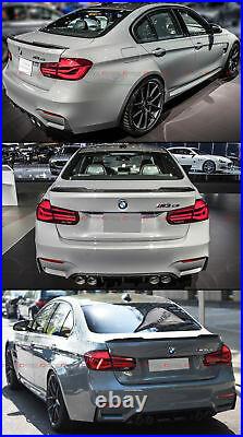 For 2013-18 BMW F30 330i 335i 340i & F80 M3 CS Style Carbon Fiber Trunk Spoiler