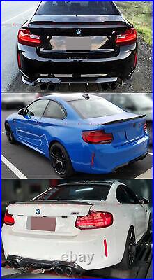 For 2014-2021 BMW F22 2 SERIES F87 M2 CS Style Carbon Fiber Rear Trunk Spoiler