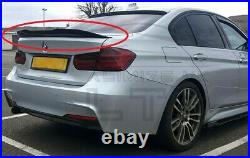 For BMW 3 SERIES F30 F80 M3 M SPORT PSM REAR BOOT SPOILER WING LIP GLOSS BLACK