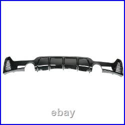 For BMW 4Series F32 F33 F36 14-18 M Performance Sport Glossy Black Rear Diffuser