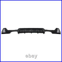 For BMW 4Series F32 F33 F36 M Sport Quad Exhaust Rear Diffuser Carbon Look 14-18