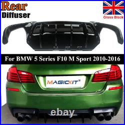 For BMW 5 Series F10 F11 M Sport 10-16 Rear Bumper Diffuser Quad M Performance