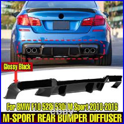 For BMW 5 Series F10 F11 M Sport Rear Bumper Diffuser Carbon M Performance 10-16