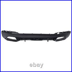 For BMW 5 Series G30 G31 17-20 M Sport Rear Bumper Diffuser MP Style Gloss Black