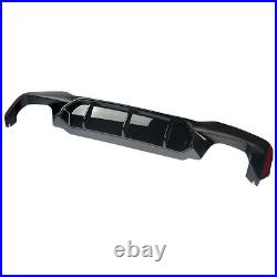 For BMW 5 Series G30 G31 M Sport 17-20 M5 Style Gloss Black Rear Bumper Diffuser