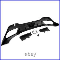 For BMW 8 Series G14 G15 M Sport Rear Diffuser With LED Light Gloss Black F1 Style