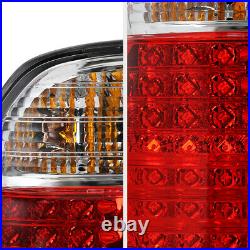 For BMW E53 X5 00-06 LED Tail Light Red Lens Clear Rear Brake Running Lamp Pair