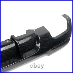 For BMW E92 E93 M Sport 2007-13 Rear Diffuser Exhaust Valance Carbon Fiber Look