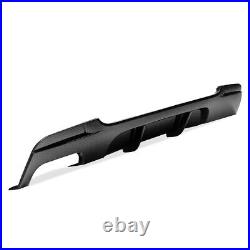 For BMW E92 E93 M Sport 2007-13 Rear Diffuser Exhaust Valance Carbon Fiber Look