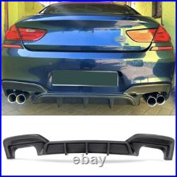 For BMW F06 F12 F13 M Sport Carbon Fiber Look Rear Bumper Diffuser Lip 2012-2018 For BMW F06 F12 F13 M Sport Carbon Fiber Look Rear Bumper Diffuser Lip 2012-2018