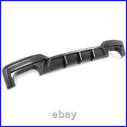 For BMW F06 F12 F13 M Sport Carbon Fiber Look Rear Bumper Diffuser Lip 2012-2018