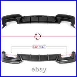 For BMW F06 F12 F13 M Sport Carbon Fiber Look Rear Bumper Diffuser Lip 2012-2018 For BMW F06 F12 F13 M Sport Carbon Fiber Look Rear Bumper Diffuser Lip 2012-2018