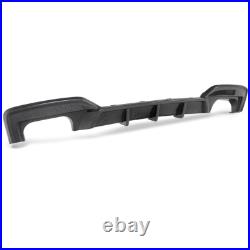 For BMW F06 F12 F13 M Sport Carbon Fiber Look Rear Bumper Diffuser Lip 2012-2018