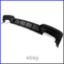 For BMW F06 F12 F13 M Sport Carbon Fiber Look Rear Bumper Diffuser Lip 2012-2018
