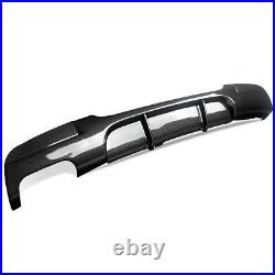 For BMW M Sport 3Series E90 E91 Carbon Look Rear Valance Diffuser Splitter 04-13