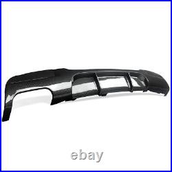 For BMW M Sport 3Series E90 E91 Carbon Look Rear Valance Diffuser Splitter 04-13