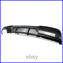 For BMW M Sport 3Series E90 E91 Carbon Look Rear Valance Diffuser Splitter 04-13