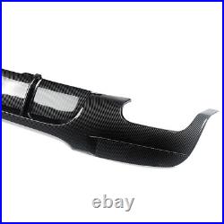 For BMW M Sport 3Series E90 E91 Carbon Look Rear Valance Diffuser Splitter 04-13