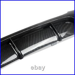 For BMW M Sport 3Series E90 E91 Carbon Look Rear Valance Diffuser Splitter 04-13