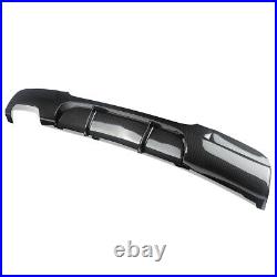 For BMW M Sport 3Series E90 E91 Carbon Look Rear Valance Diffuser Splitter 04-13