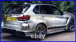 For BMW X5 X5M F15 2013 2018 M SPORT SE BLACK MID BOOT SPOILER LIP AERO STYLE