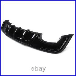 For Bmw 1 Series E82 M Sport Rear Bumper Diffuser Gloss Black Spoiler 2007-2013