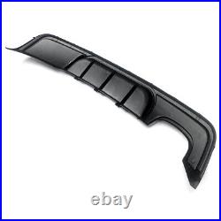 For Bmw 1 Series E82 M Sport Rear Bumper Diffuser Gloss Black Spoiler 2007-2013