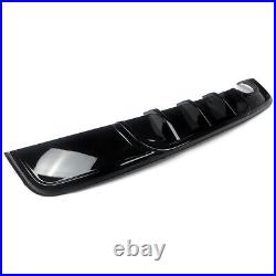 For Bmw 1 Series E82 M Sport Rear Bumper Diffuser Gloss Black Spoiler 2007-2013