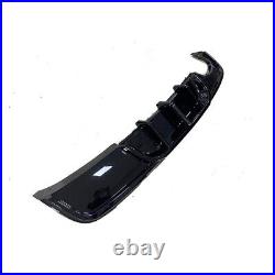 For Bmw 1 Series E82 M Sport Rear Diffuser Gloss Black Spoiler 07-13 W Out Led