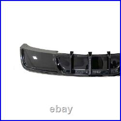 For Bmw 1 Series E82 M Sport Rear Diffuser Gloss Black Spoiler 07-13 W Out Led