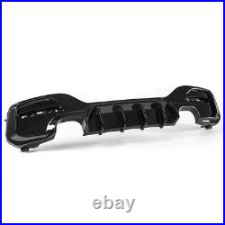 For Bmw 1 Series F20 F21 M Sport 15-19 Rear Roof Spoiler & Diffuser Gloss Black