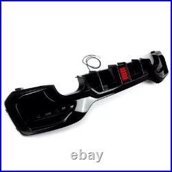 For Bmw 1 Series F20 F21 M Sport M135i M140i Gloss Black Rear Diffuser F1 Led