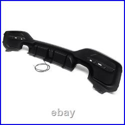 For Bmw 1 Series F20 F21 M Sport M135i M140i Gloss Black Rear Diffuser F1 Led