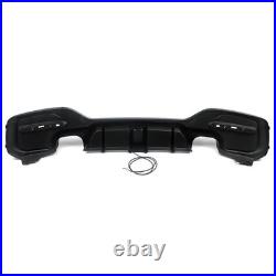 For Bmw 1 Series F20 F21 M Sport M135i M140i Gloss Black Rear Diffuser F1 Led