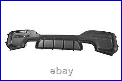 For Bmw 1 series F20 F21 Rear Diffuser M-Sport Maxton Design Gloss Black ABS