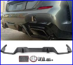 For Bmw 2 Series F44 Gran Coupe 2020+ Carbon Style Rear Bumper Diffuser M Sport