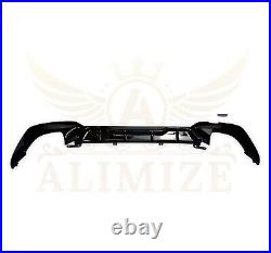 For Bmw 3 Series G20 G21 2019 M Sport 318 320 330 Rear Diffuser Lip Gloss Black