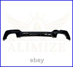 For Bmw 3 Series G20 G21 2019 M Sport 318 320 330 Rear Diffuser Lip Gloss Black