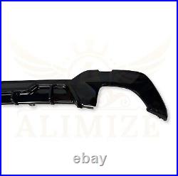 For Bmw 3 Series G20 G21 2019 M Sport 318 320 330 Rear Diffuser Lip Gloss Black