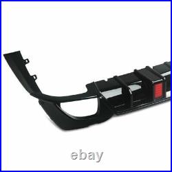 For Bmw 3 Series G20 G21 M Performance Sport Gloss Blk Rear Diffuser With Light