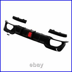 For Bmw 3 Series G20 G21 M Performance Sport Gloss Blk Rear Diffuser With Light