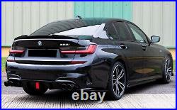 For Bmw 3 Series G20 G21 M Performance Sport Gloss Blk Rear Diffuser With Light