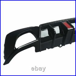 For Bmw 3 Series G20 G21 M Performance Sport Gloss Blk Rear Diffuser With Light